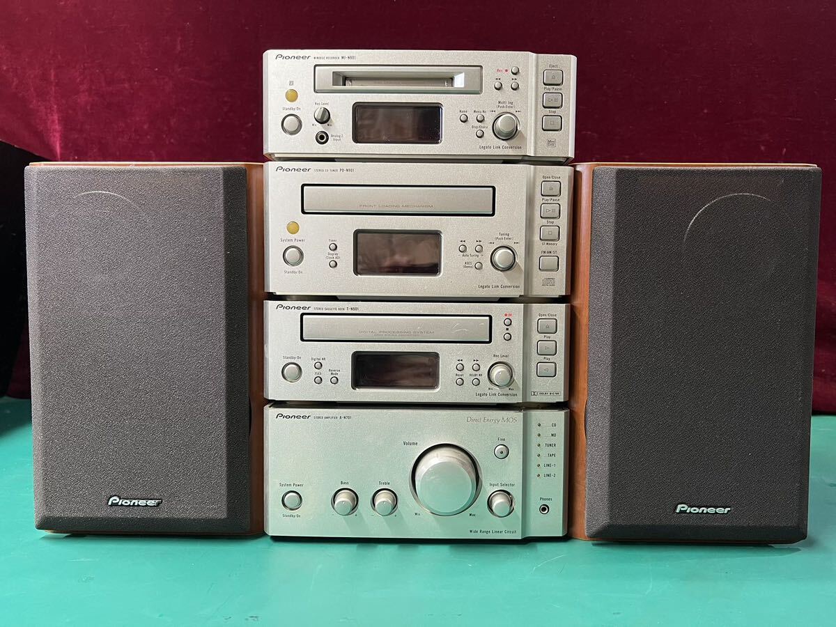 Pioneer パイオニア システムコンポ A-N701、PD-N901、MJ-N901、T-N901、S-N701-LR リモコン付き (160s)の画像1