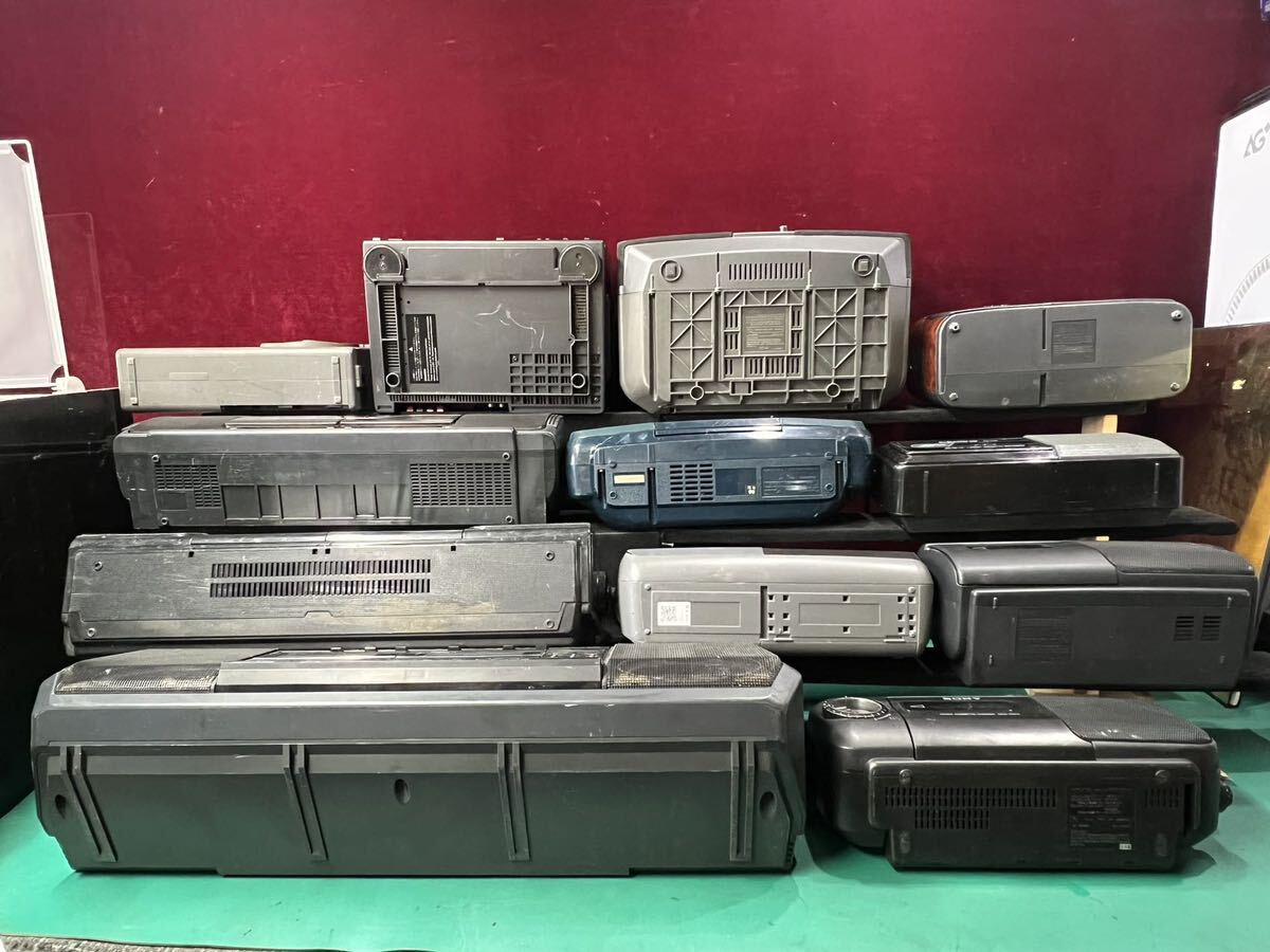 SONY、Panasonic、Sharp など　ラジカセ　計12台　まとめ　ジャンク　(170s)_画像6