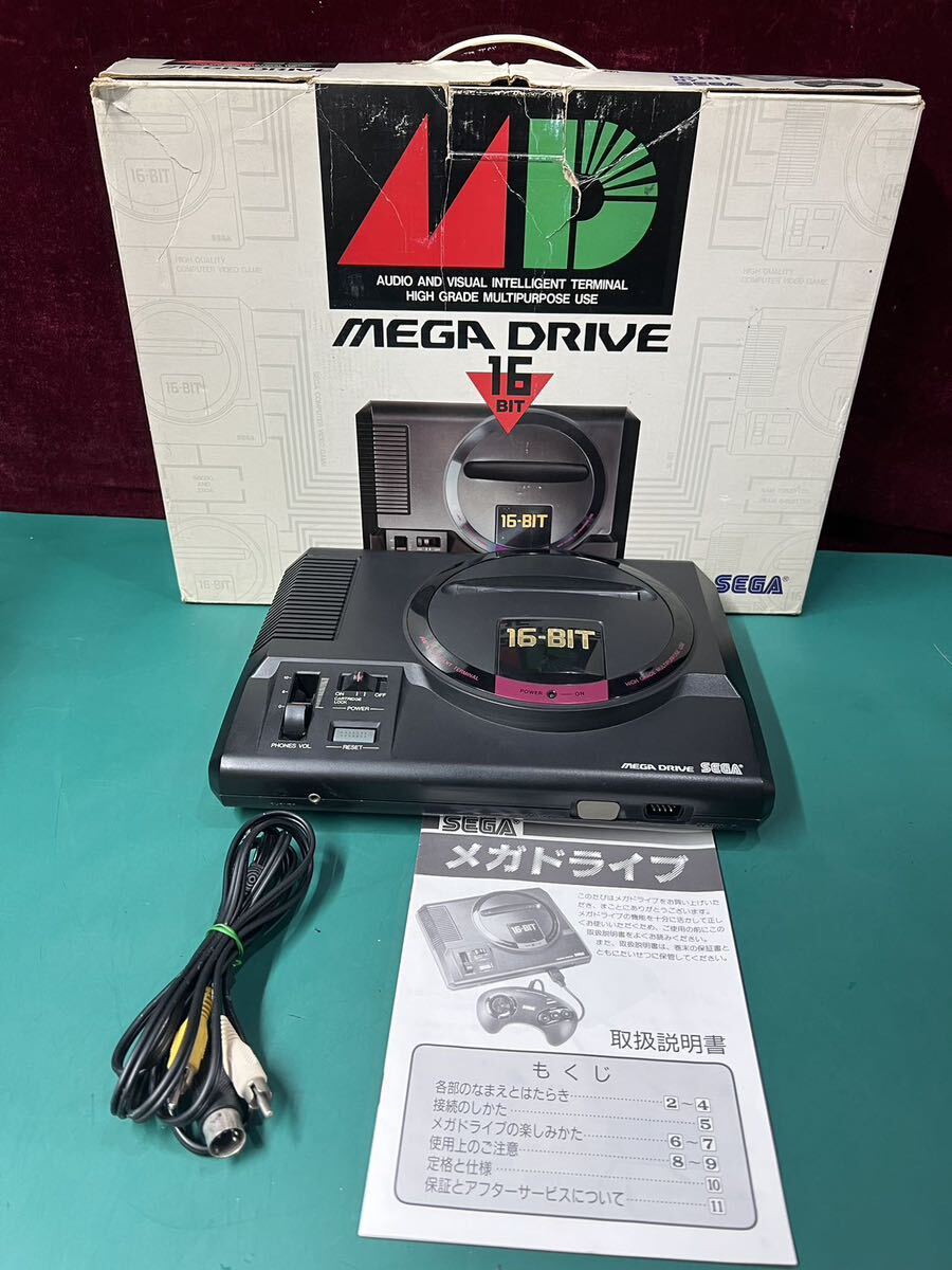 SEGA MEGA DRIVE セガ メガドライブ 16-BIT HAA-2502 ゲーム機 動作未確認　(100s)_画像1