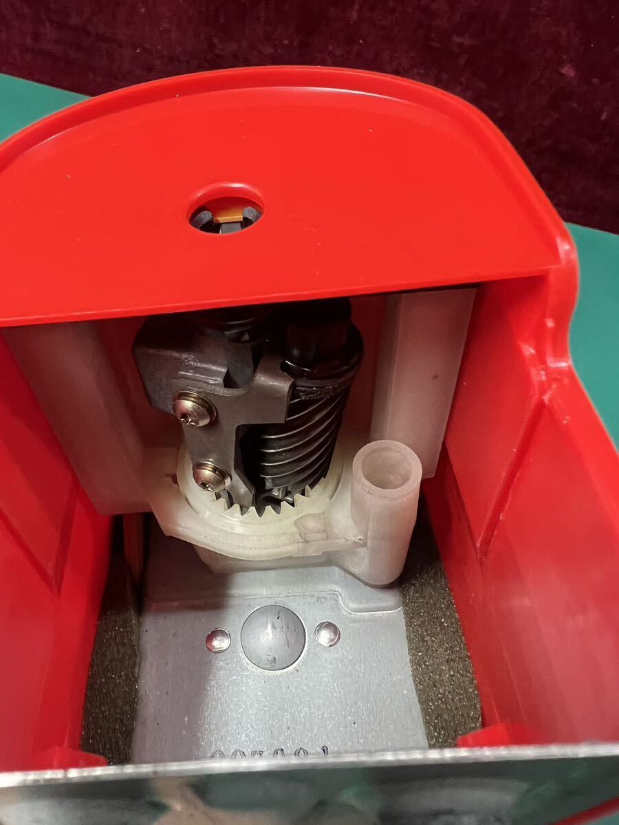  unused goods retro National pencil sharpener KP-51 red (60s)