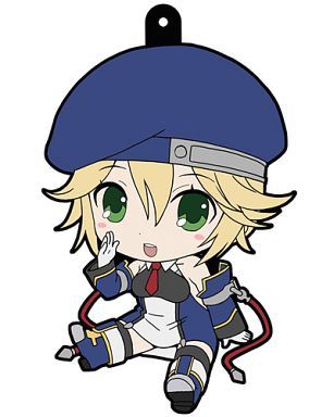 BLAZBLUE ノエル = ヴァ―ミリオン ぺたん娘 ラバーストラップ ラバスト