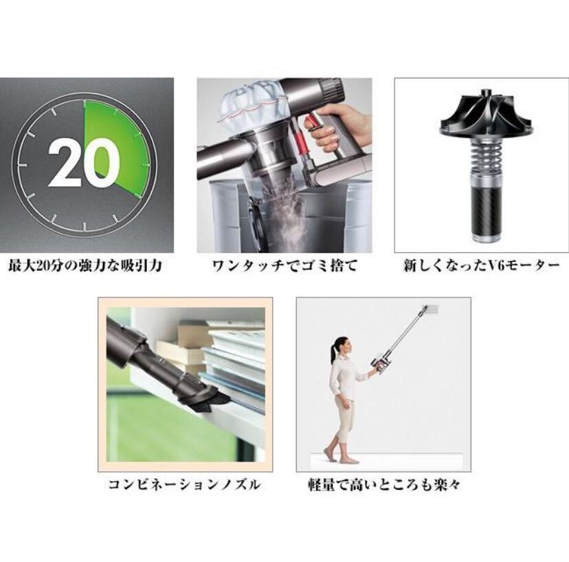 【定価65000円】【1円スタート】Dyson V6 slim origin コードレス掃除機 ダイソン 大人気商品 1円_画像4