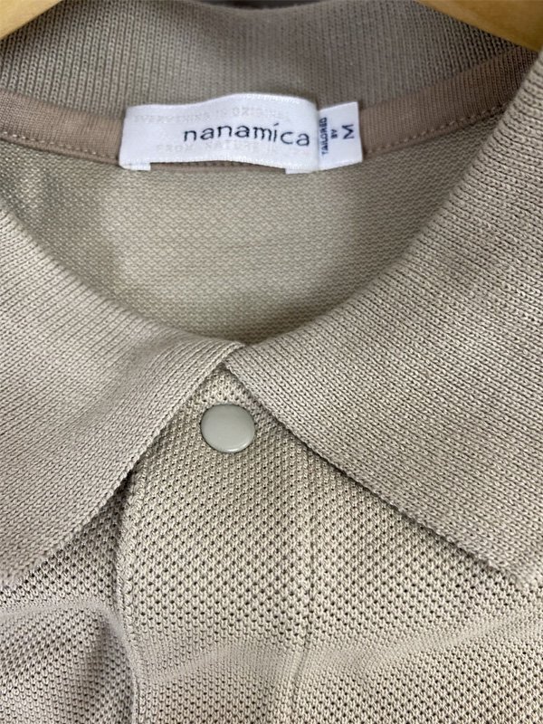 美品 nanamica ナナミカ ポロシャツ サイズ Mの画像3