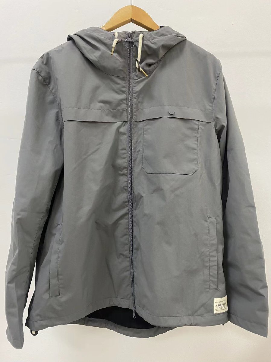 美品 Barbour バブアー Selby Showerproof Windbreaker Jacket CHARCOAL サイズ L_画像1