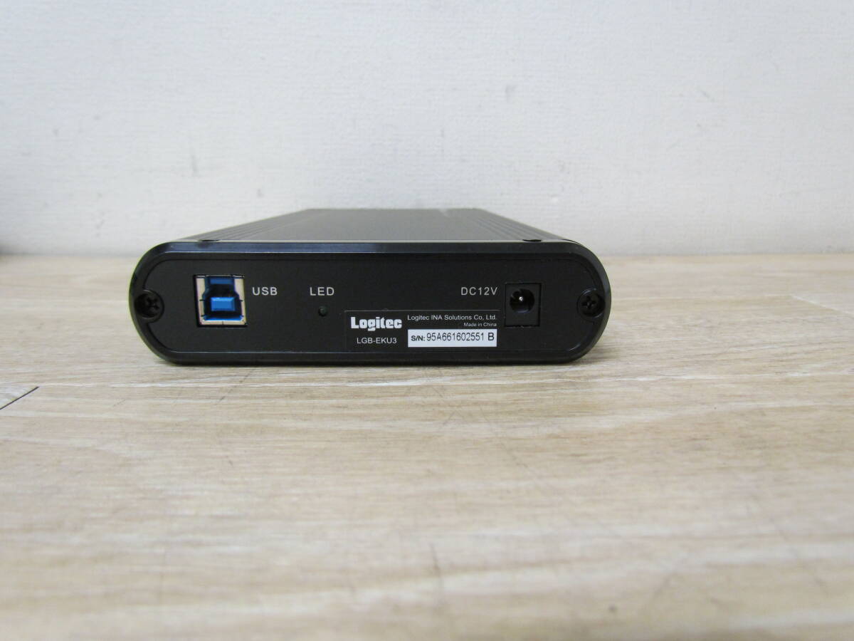 SZ-SG④ アルミボディ3.5インチ外付けハードディスクケース ロジテック LGB-EKU3 現状品の画像4
