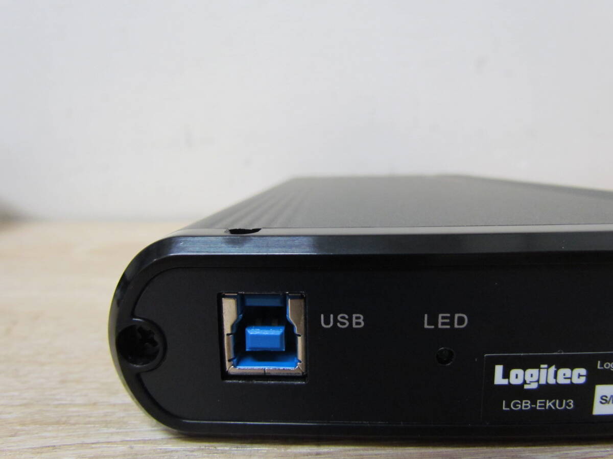 SZ-SG④ アルミボディ3.5インチ外付けハードディスクケース ロジテック LGB-EKU3 現状品の画像6