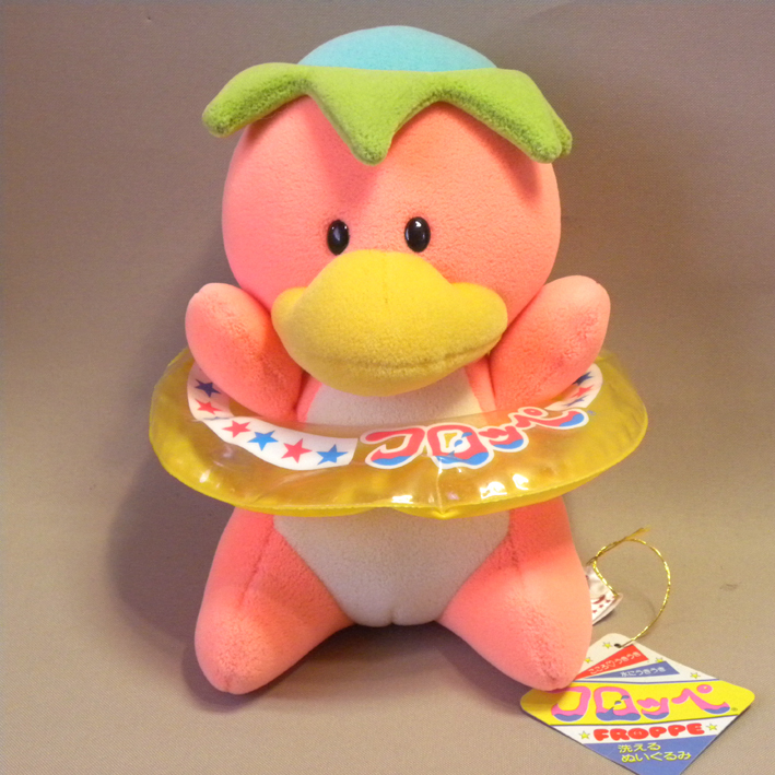 [ unused new goods ]1980 period that time thing middle . factory frope Kappa ( old former times Vintage Showa Retro soft toy bath playing in water .. doll )