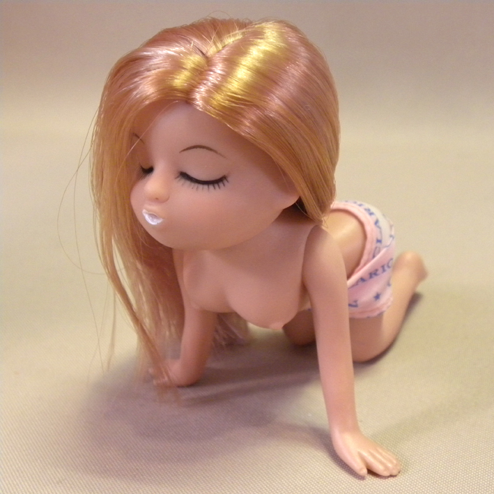 1970年代 当時物 SK PRO 日本製 セクシー 女の子 ソフビ 人形 (古い 昔の ビンテージ 昭和レトロ ドール ジョークグッズ 秘宝館 おみやげ )_画像3