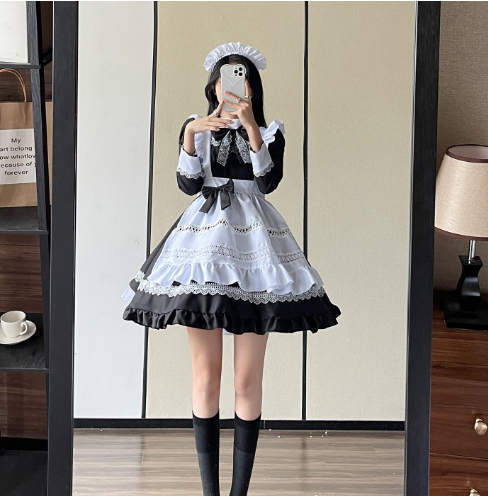 [ ream ] One-piece made clothes Lolita an educational institution festival Halloween festival Event costume play clothes 