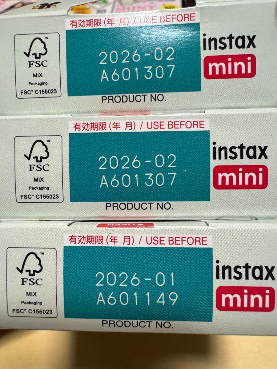 FUJIFILM チェキ フィルム INSTAX MINI 10枚入り×3個