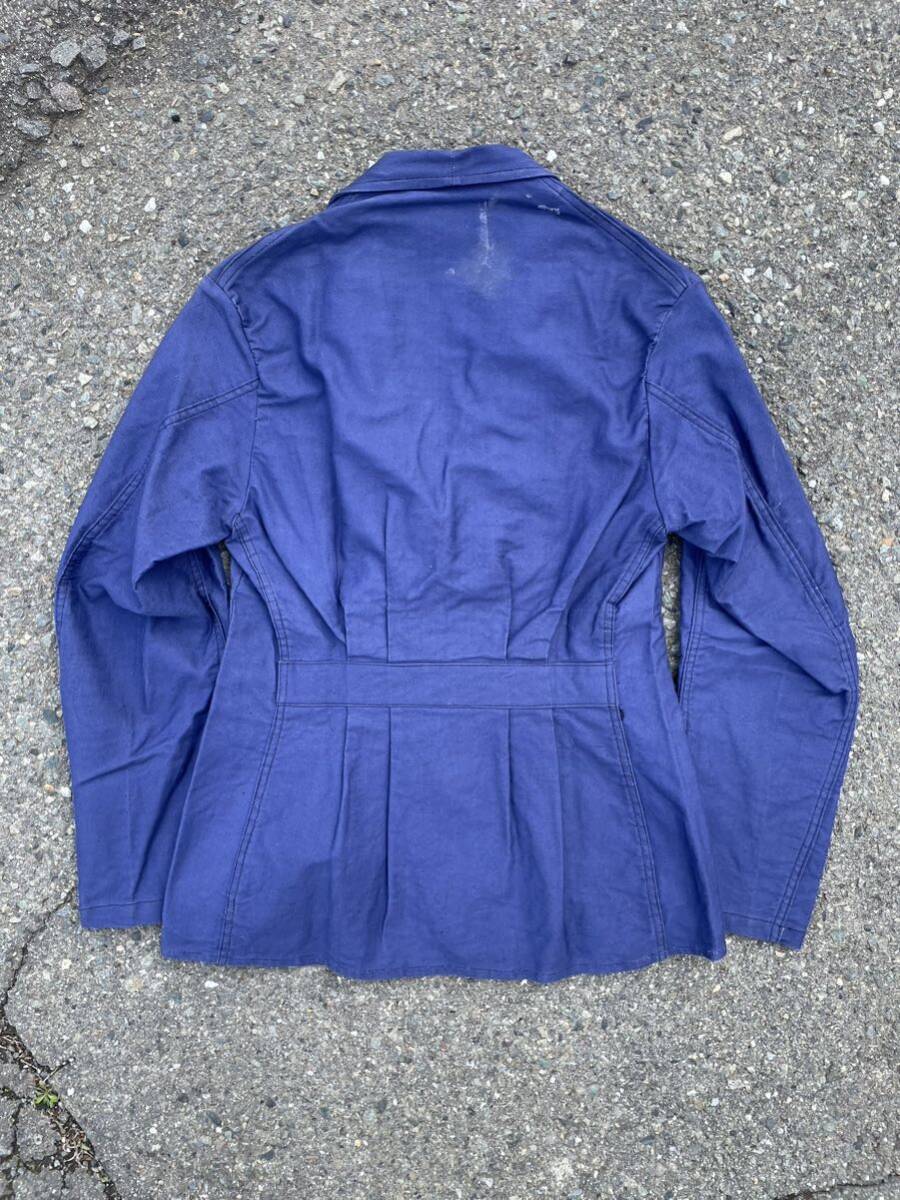 【1940s】Le Fortex French Blue Thin Twill　フレンチワークジャケット　フレンチヴィンテージ　_画像7