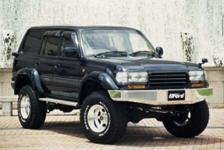 エルフォード ランドクルーザー 80 後期 オーバーフェンダー 50mmワイド FRP 未塗装 Elford