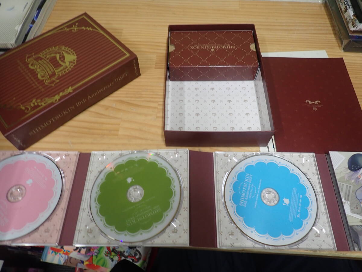 k14b. месяц. ..SHIMOTSUKIN 10th Anniversary BEST PREMIUM COMPLETE BOX [CD+DVD] [6 листов комплект ] [ первый раз отгрузка ограничение запись ]