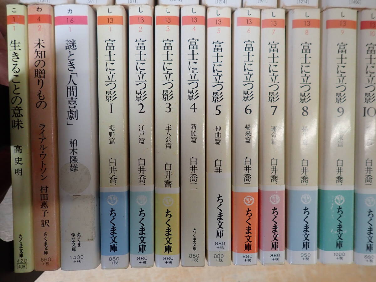 k⑰f　大量◆ちくま文庫・ちくま学芸文庫　まとめて97冊セット　宮沢賢治全集/思想/哲学/史記/神聖喜劇/富士に立つ影/歴史_画像8