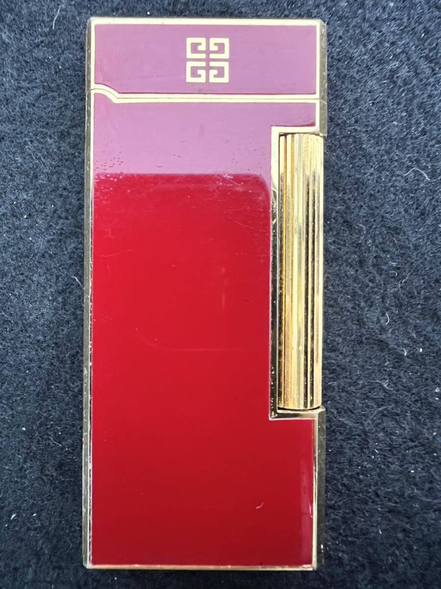 【FS0287500】GIVENCHY ガスライター ローラー 喫煙具 RONSONロンソン ガスライターピンク ダンヒル ゴールド dunhill ジバンシィ の画像1