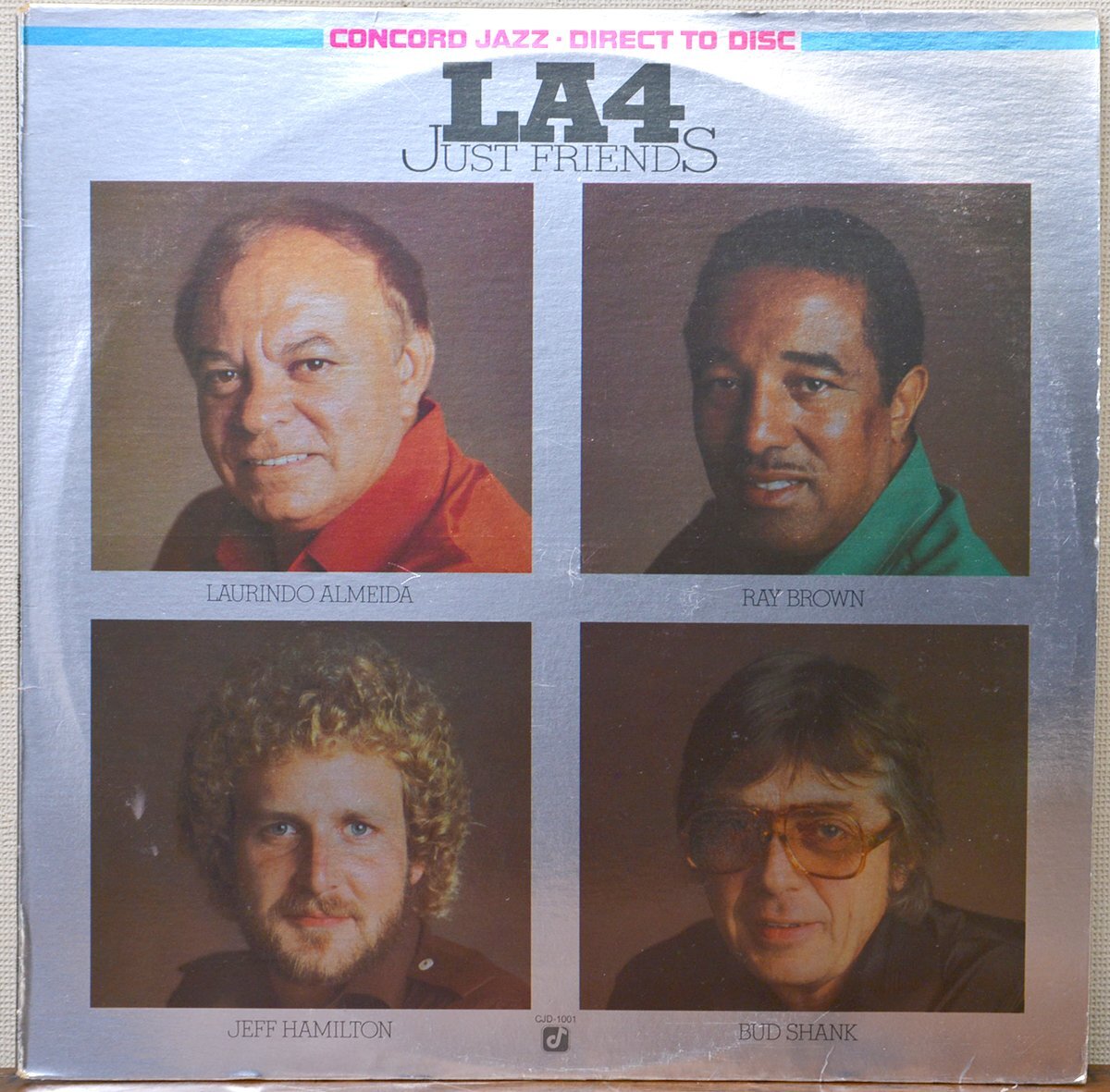 LA4 / JUST FRIENDS CONCORD JAZZ CJD-1001 US盤 LPレコード