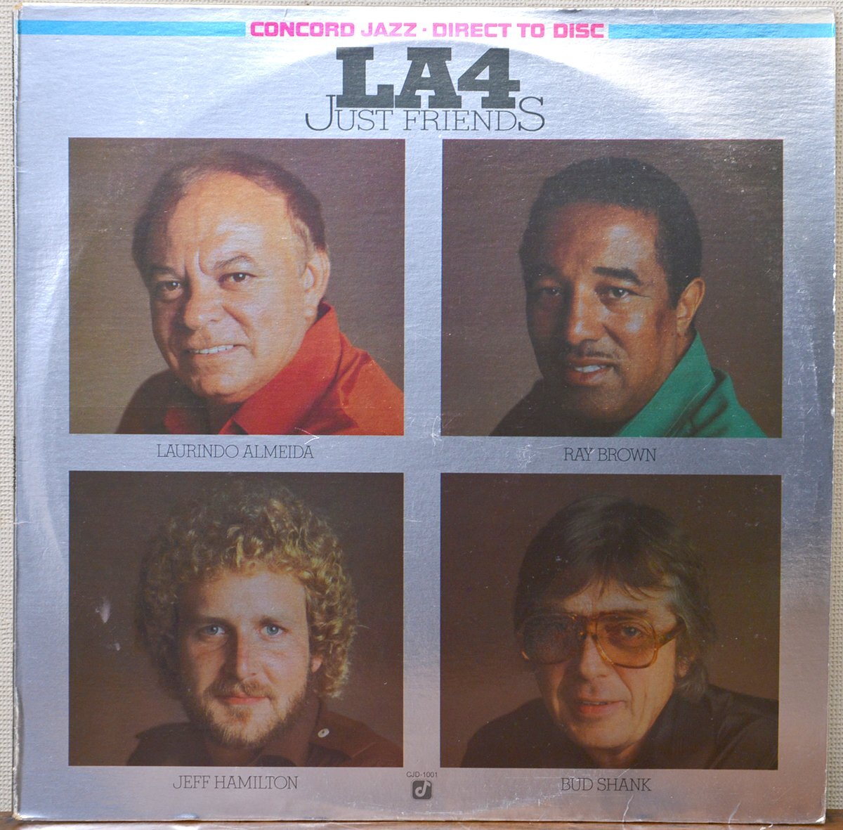 LA4 / JUST FRIENDS CONCORD JAZZ CJD-1001 US盤 LPレコード_画像1