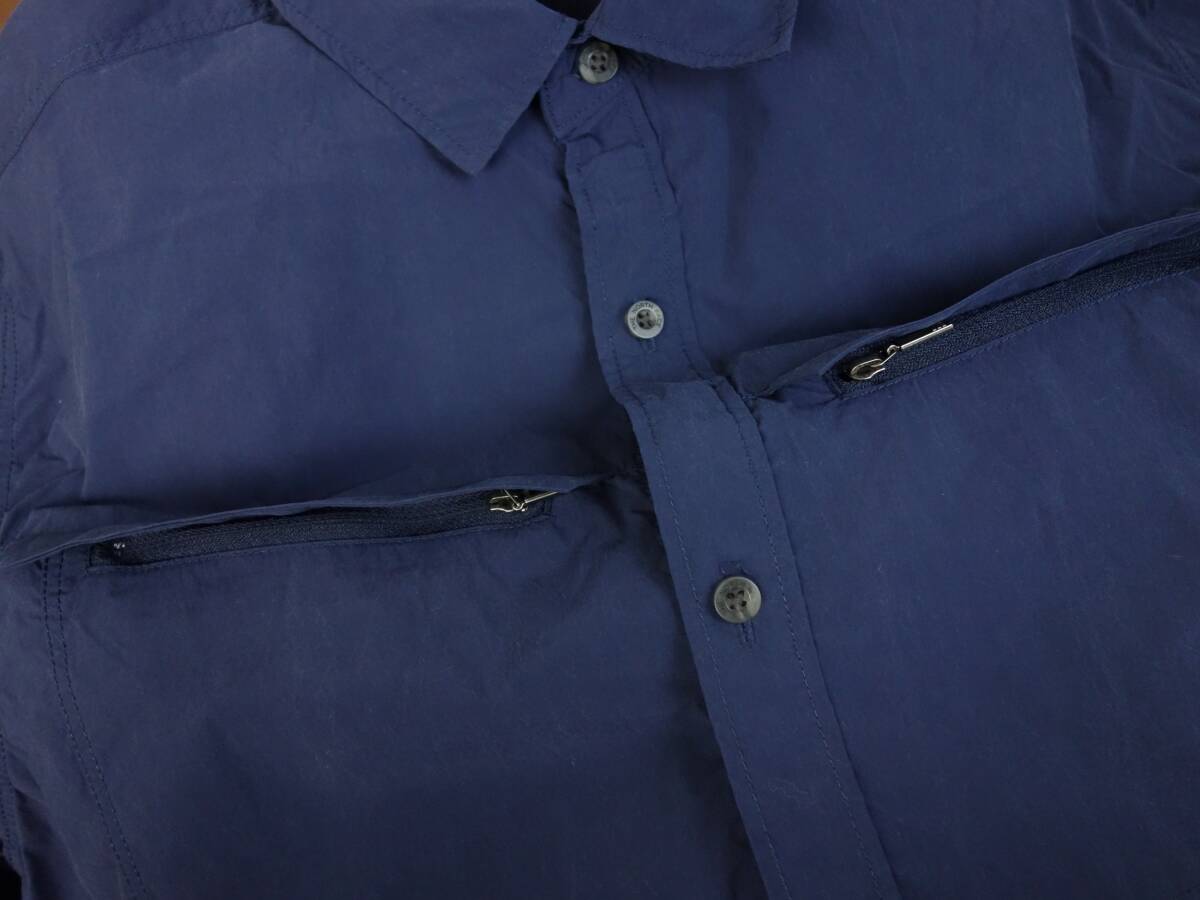 C386/THE NORTH FACE/ノースフェイス/NR21422/ナイロンキャノピーシャツ/Canopy Shirt/半袖/NR21422/メンズ/ネイビー系/Lサイズ_画像5