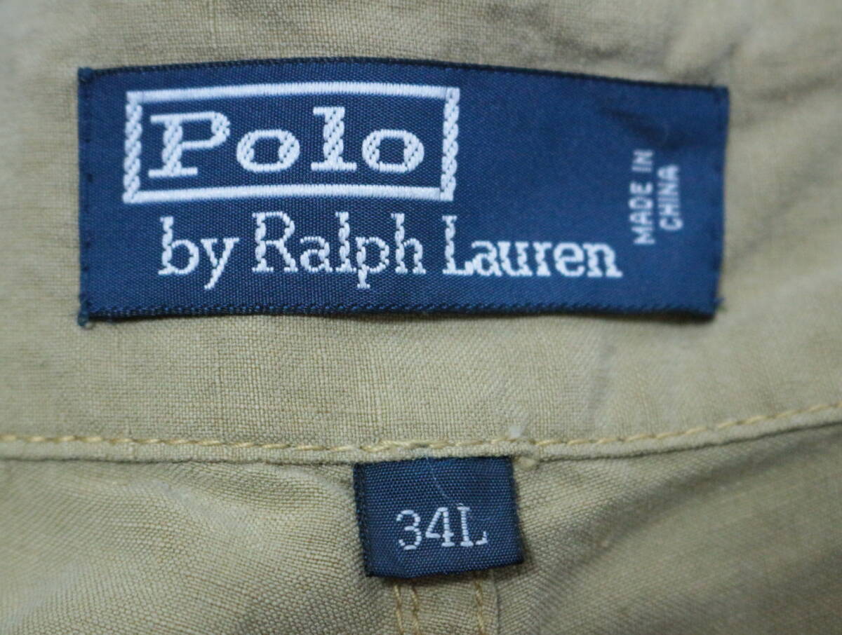 C177/POLO by Ralph Lauren/ Polo Ralph Lauren /g LUKA брюки /PP-RL-LM3402/linen шелк брюки / милитари брюки-карго /34L размер /