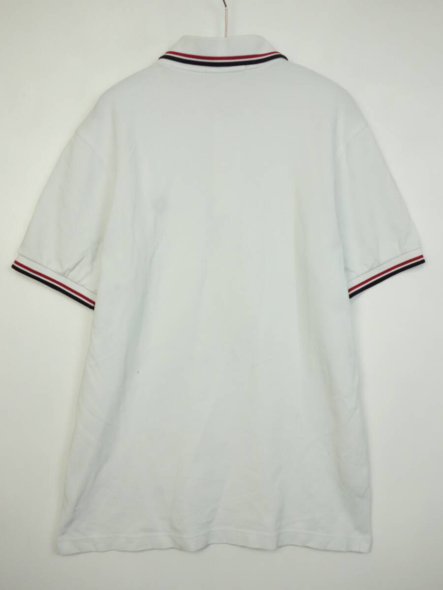 C416/Fred Perry/ Fred Perry / cotton polo-shirt with short sleeves / white group / men's /S size 