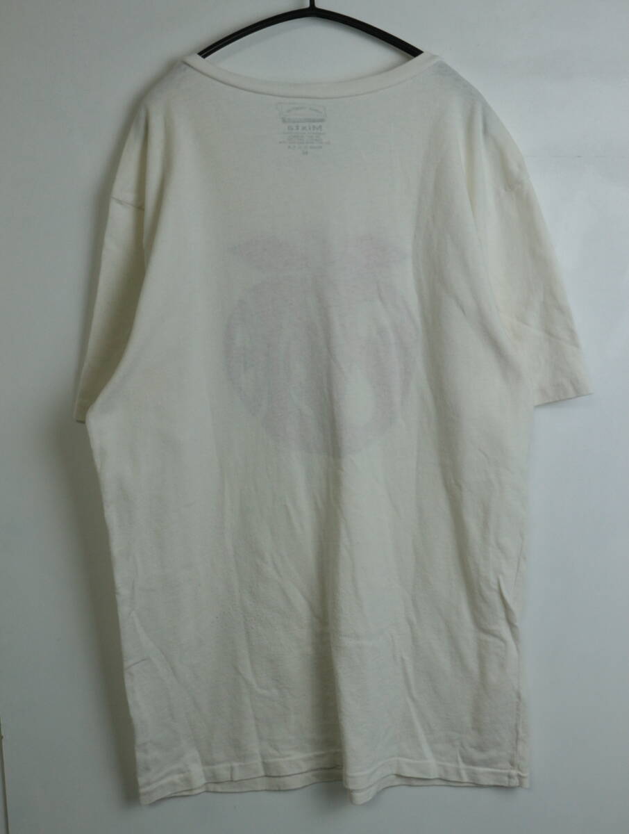 C199/MIXTA/ミクスタ/アメリカ製/HAND PRINTING/APPLE/Tシャツ/プリントTシャツ/メンズ/Mサイズ/ホワイトの画像4