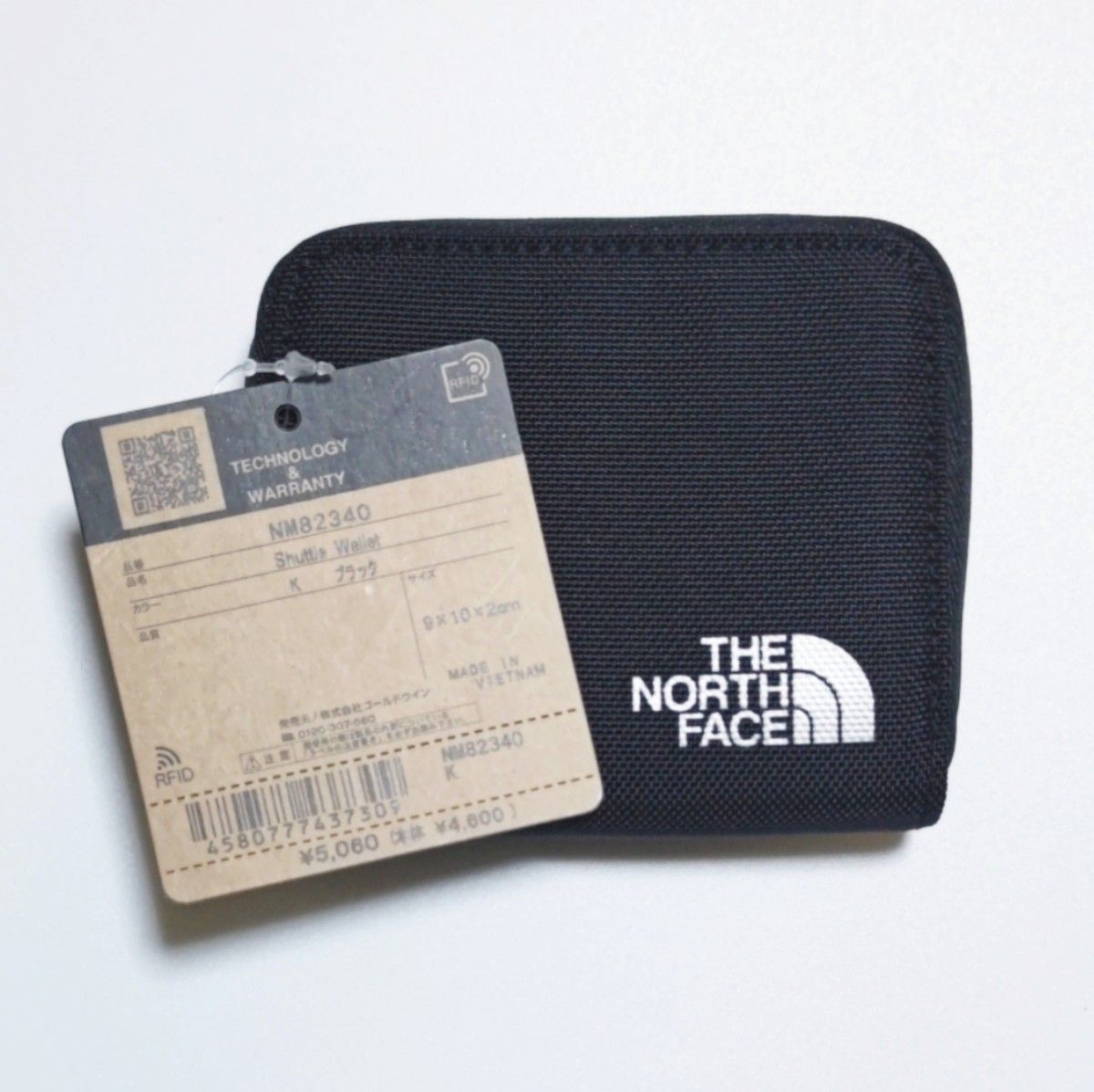 ◆新品◆ THE NORTH FACE 【シャトル ワレット】ブラック コインケース 小銭入れ  ウォレット