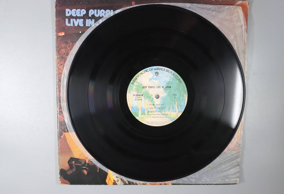 A-002 LPレコード　DEEP PURPLE LIVE IN JAPAN　送料710円_画像4