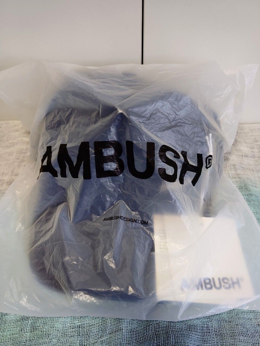 【新品 AMBUSH（アンブッシュ）】クラシックロゴキャップ ブラック