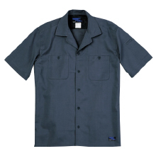 5-3/14 　　３枚組　　　Lサイズ　　C（030　ブルー　　８１３０　　クレヒフク　　半袖シャツ　ワークシャツ　　作業着_画像5