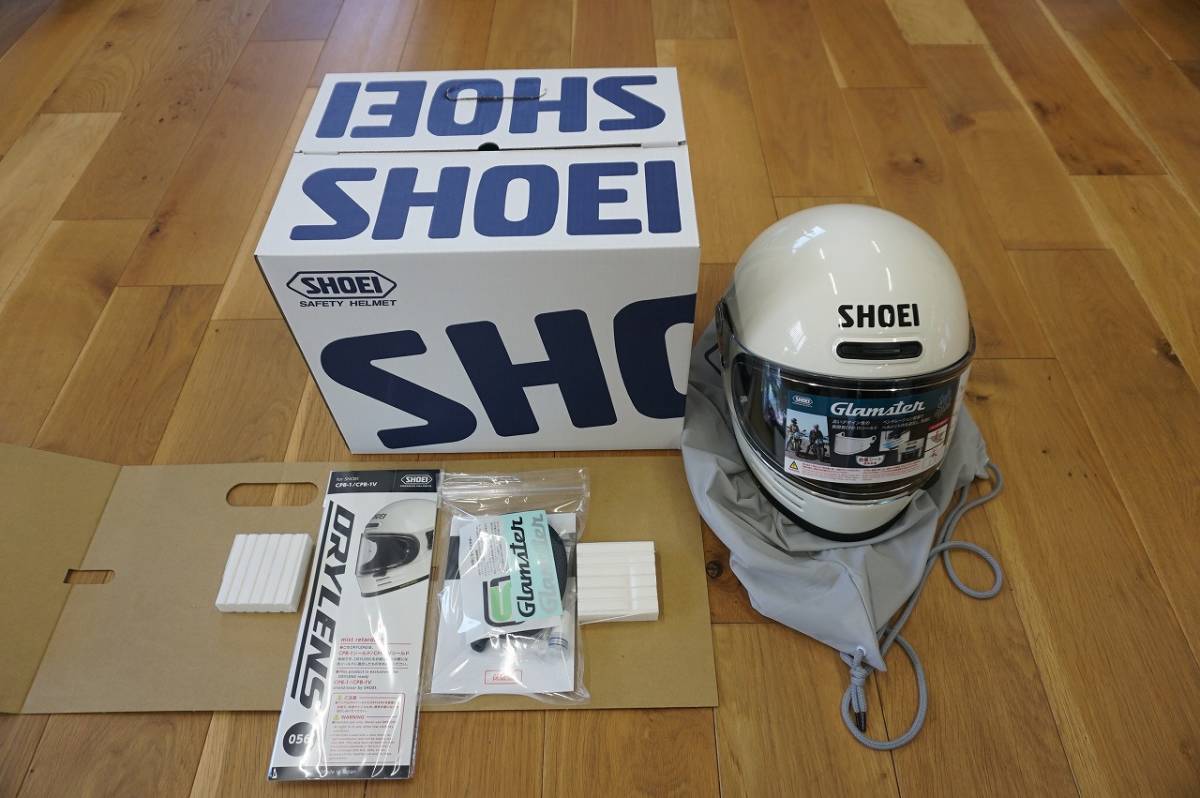 SHOEI　ヘルメット　Glamster　グラムスター　オフホワイト　Ｍサイズ　２４年製　国内正規　未使用新品　送料無料　_画像1