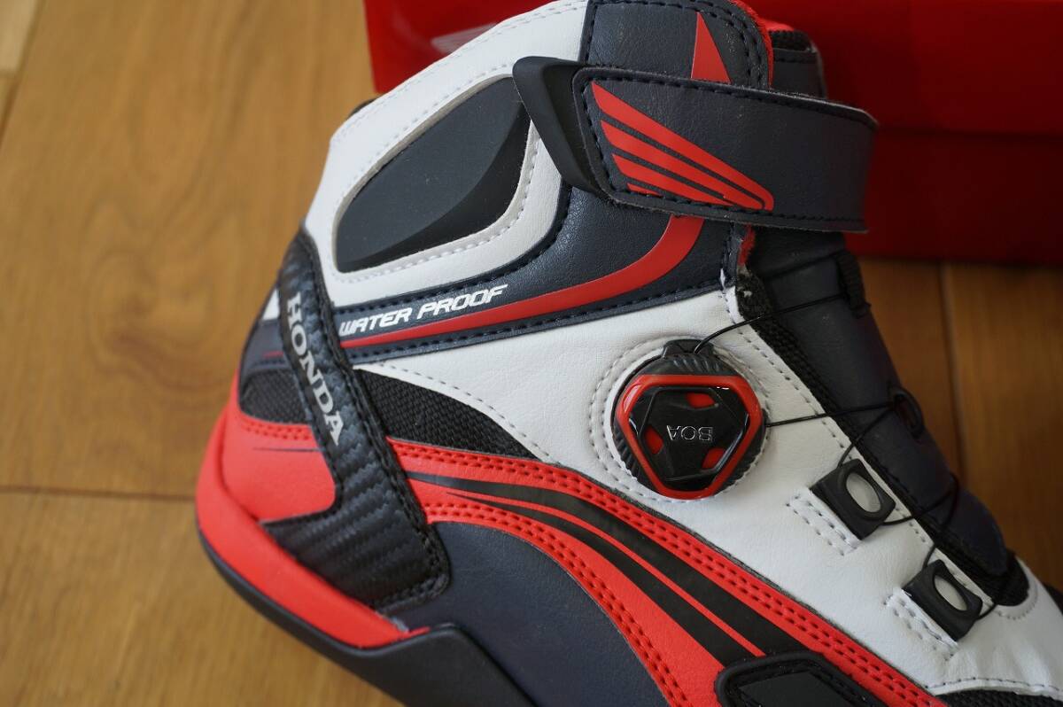 Honda（ホンダ） BOA RIDING SHOES　ライディングシューズ TT-X71 (透湿防水）26.5cm　トリコロール 0SYTT-X71-H65 　未使用新品　送料無料_画像4