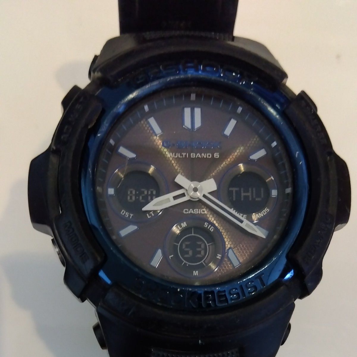 カシオ ジーショック 電波ソーラー 腕時計 AWG-M100A