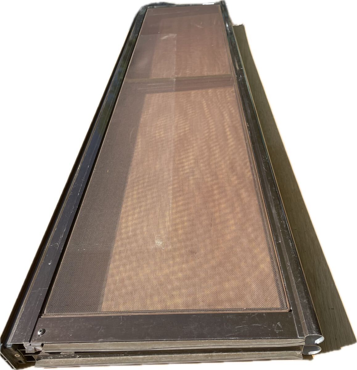YKK складывающийся посередине москитная сетка рамка-оправа нет ширина 800× толщина 30× высота 1680 вход . дверь для bronze б/у *INZ1024