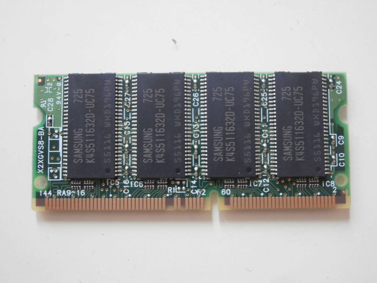 SO-DIMM PC133 CL3 144Pin 512MB SAMSUNGチップ ノート用メモリ_画像2