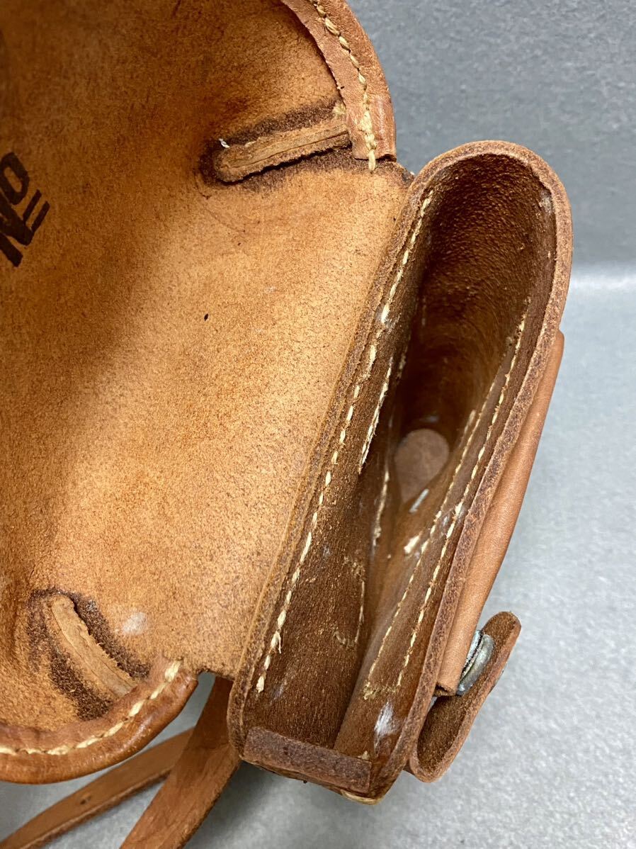 送料無料 現状品 本革製 ホルスター ブローニング M1910 九四式