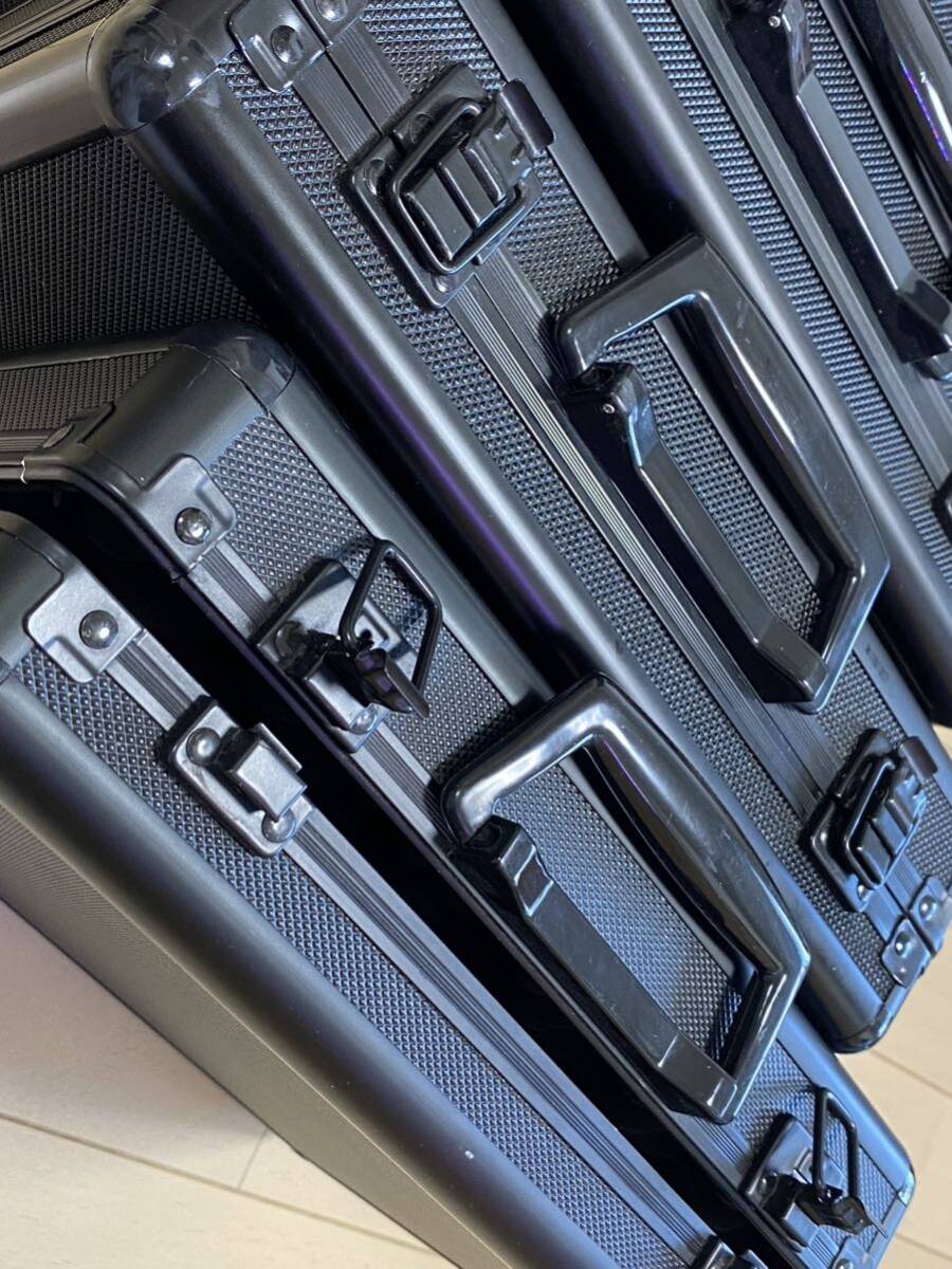 送料無料 4個 アルミフレーム ハード ガンケース ハードケース ハンドガンケース 収納ボックス 拳銃 収納箱 hard gun case アルミケース