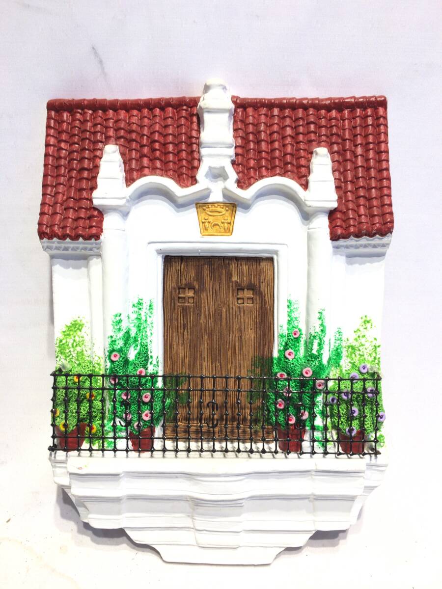 ■11748■スペイン製 ceramica marquez aracena huelva オブジェ置物ディスプレイ 壁飾り インテリア_画像1