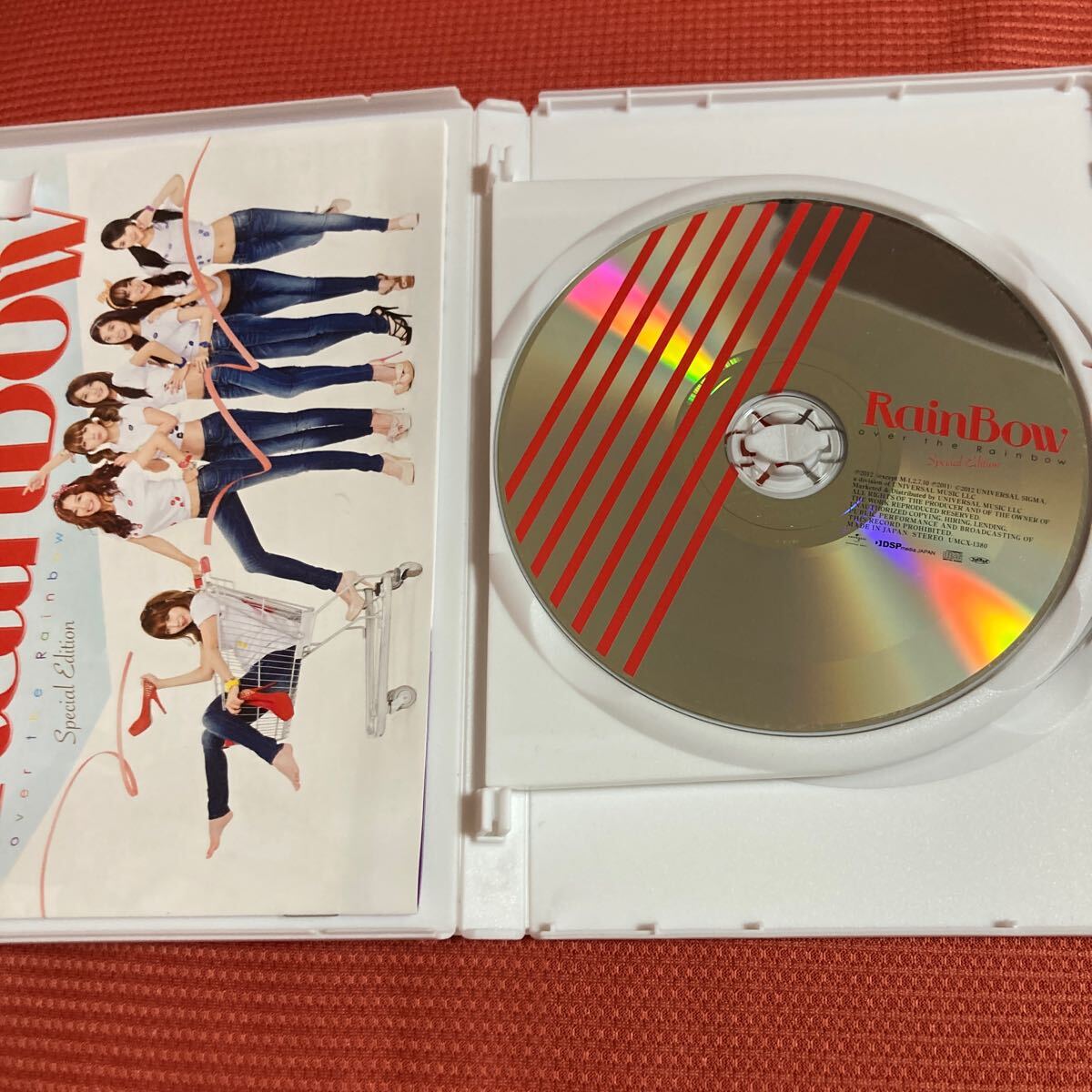 Ｏｖｅｒ Ｔｈｅ Ｒａｉｎｂｏｗ Ｓｐｅｃｉａｌ Ｅｄｉｔｉｏｎ （完全生産限定盤Ａ） （ＤＶＤ付） ＲＡＩＮＢＯＷ （Ｋｏｒｅａ）ネコ10_画像2