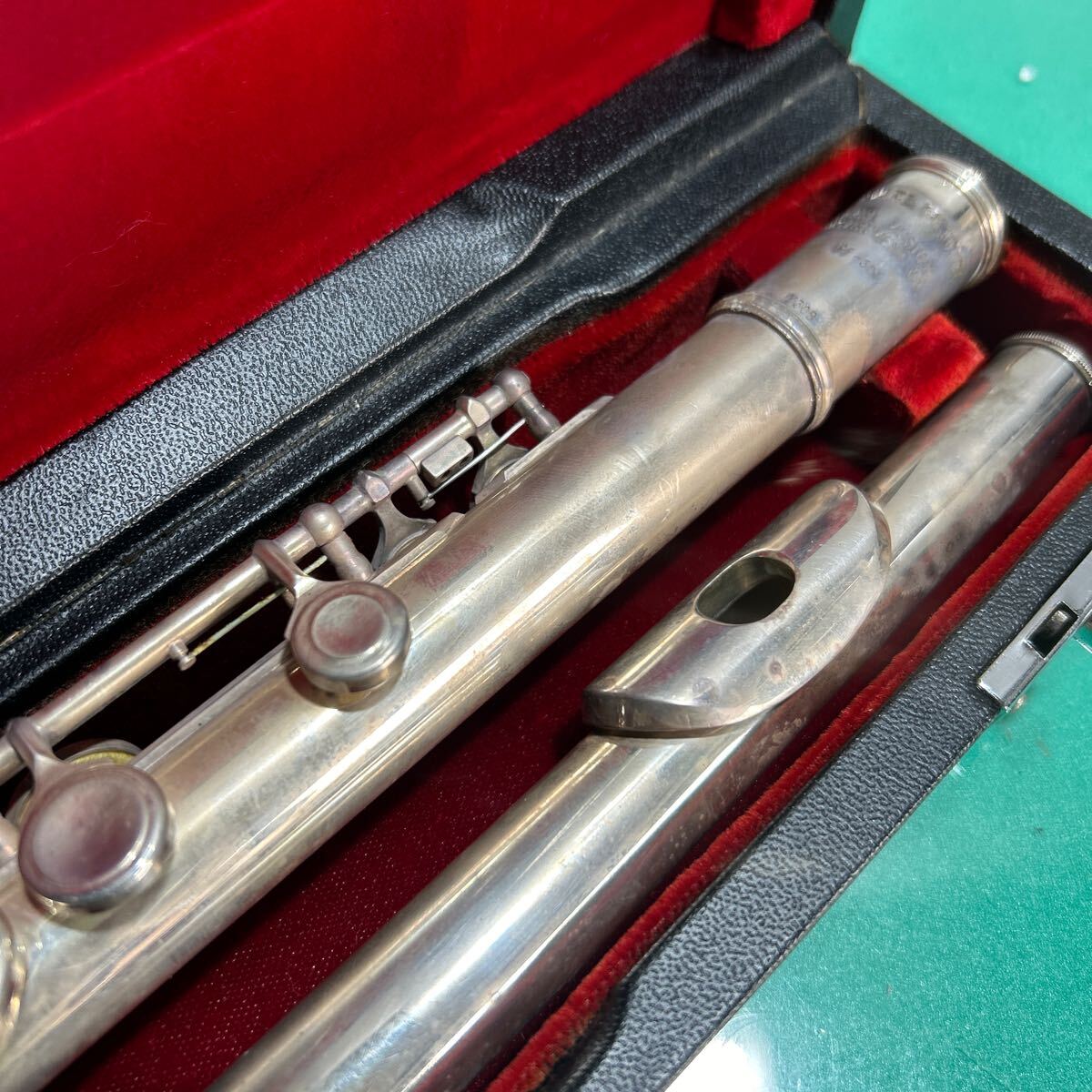 Pearl FLUTE PF-501E フルート ケース付き パール Flute 管楽器 動作未確認 現状 ジャンクの画像2