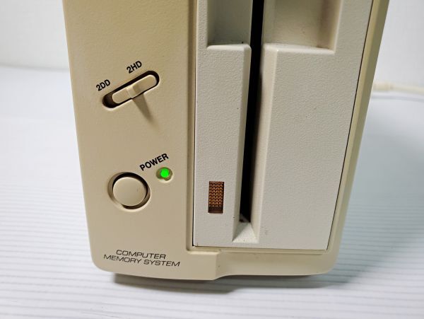 フロッピーディスクドライブ PC-98用 TEAC FD-51 5インチ 2DD 2HD 外付FDドライブ 通電確認済み(80)_画像3