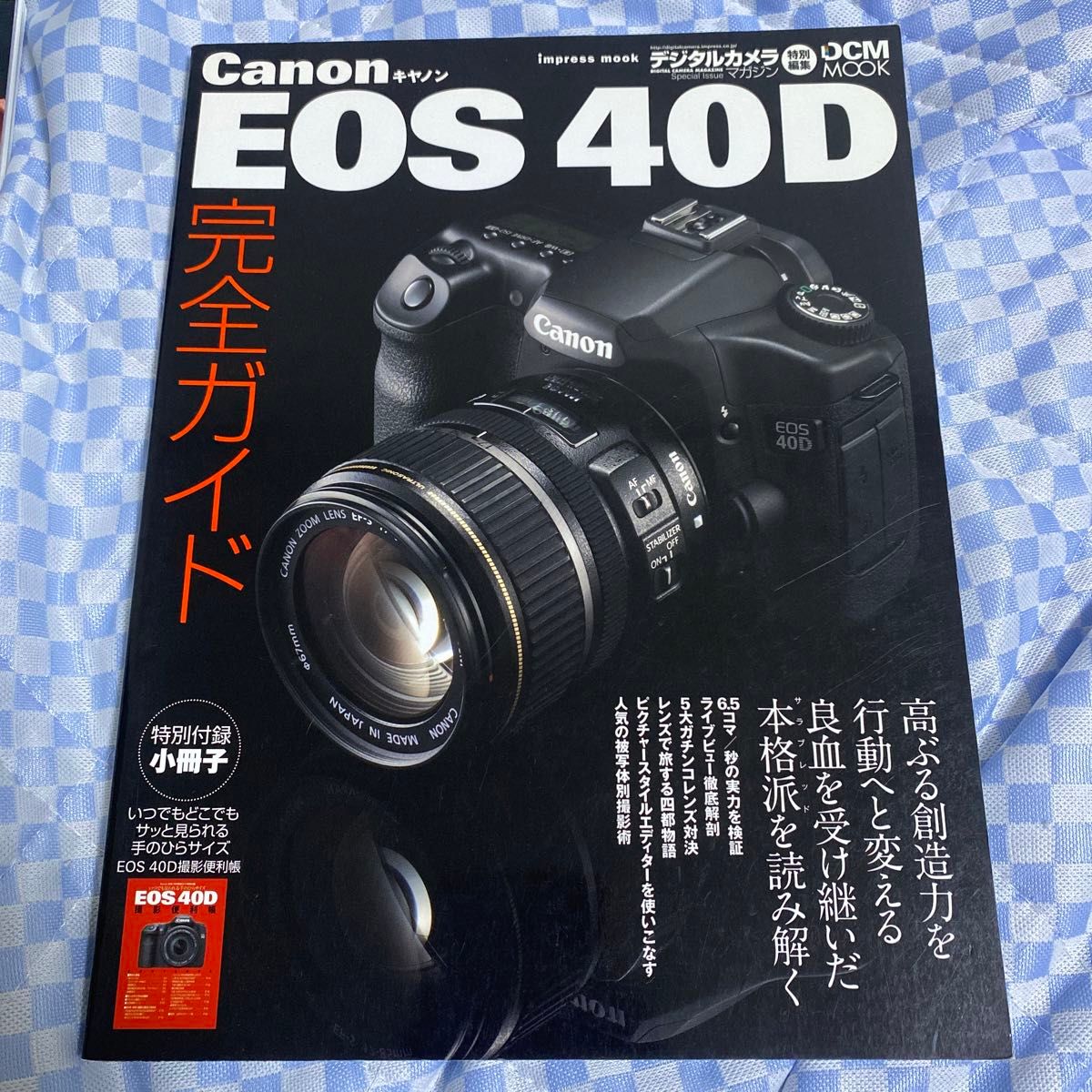 Canon EOS 40D ボディ、バッテリーグリップ、ムック2冊のセット 動作確認済