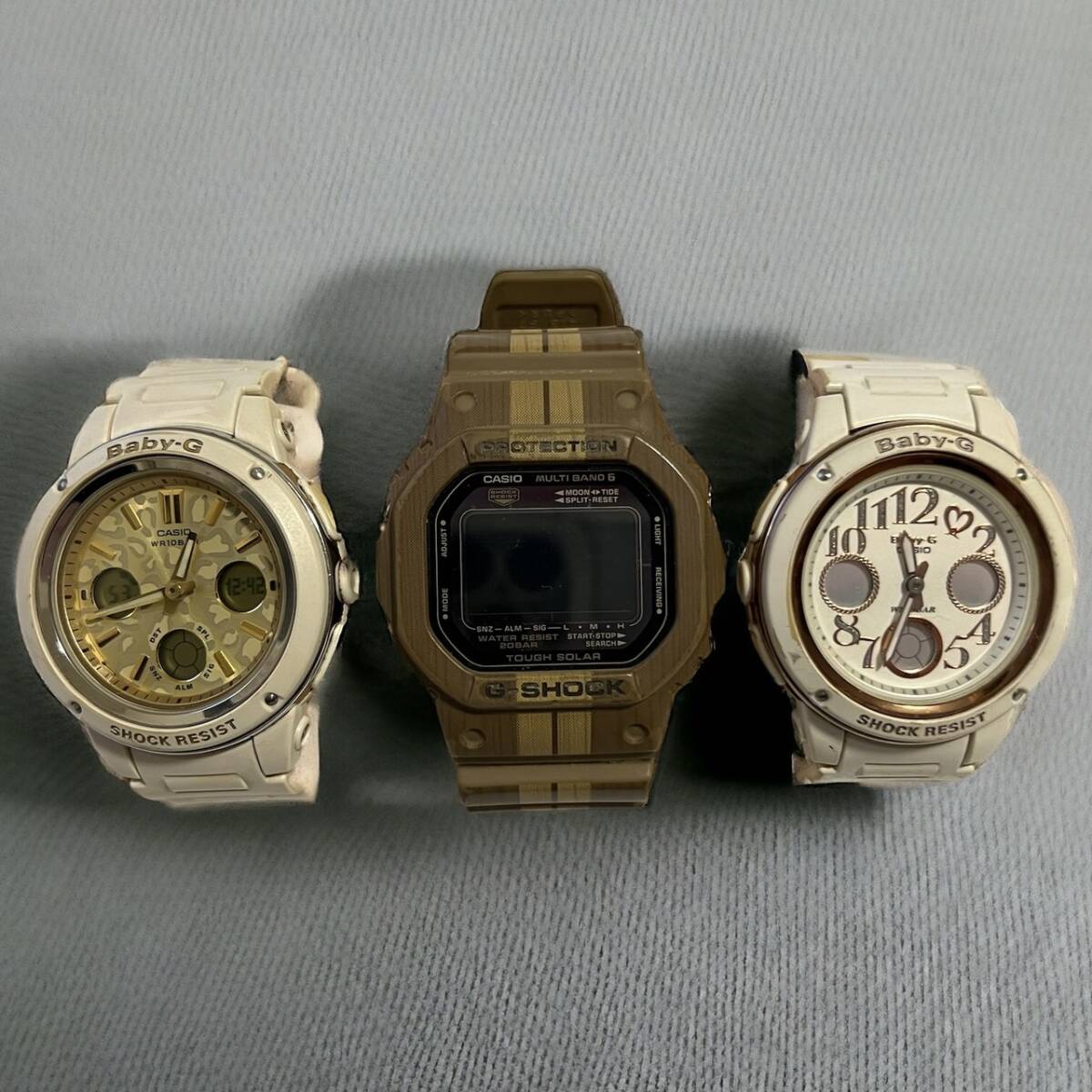 A70 060 ★CASIO カシオ G-SHOCK Baby-G ベイビージー ベイビーG まとめて 5257 3222★の画像1