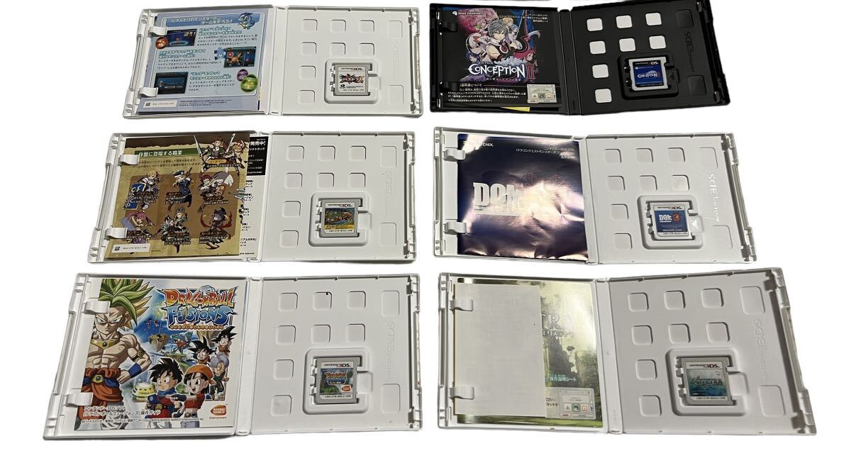 A70 092[ б/у товар ]* Nintendo 3DS DS soft 15 пункт + пустой коробка 1 шт. комплект Dragon Quest paz гонг Animal Crossing Dragon Ball *