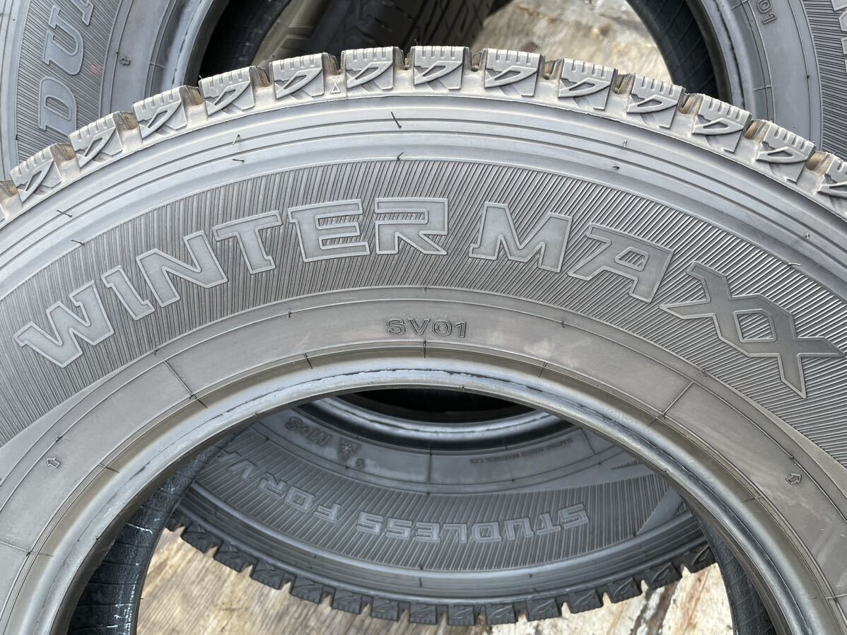 イボ有り！美品！DUNLOP WINTER MAXX SV01 195/80R15 107/105L LT 4本 2021年 43週2本と36週2本_画像9