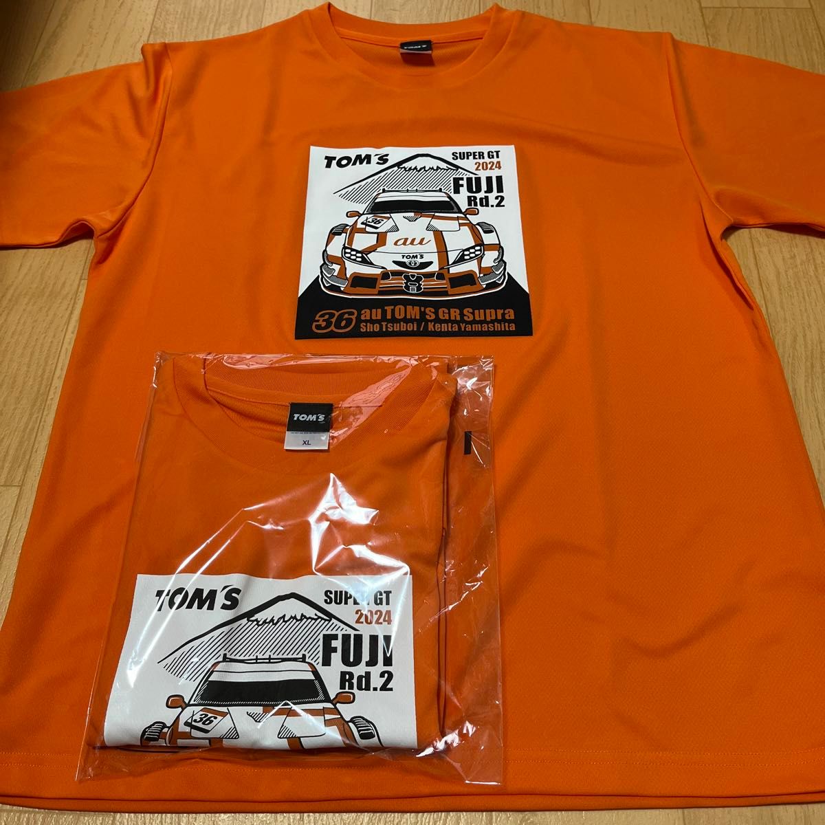 SUPER GT 2024 Rd.2 富士 auスープラファンシート限定Tシャツ