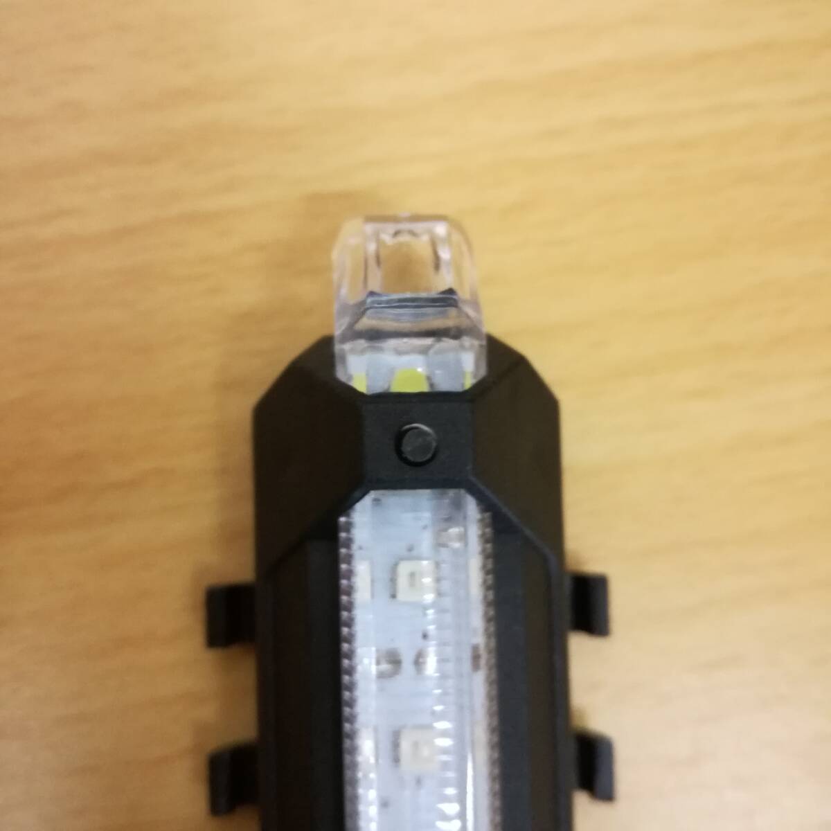 LED フラッシュライト 5色 レインボー USB充電式 自転車用 テールライト テールランプ バックライト リアライト 送料無料 夜間 安全運転_画像9