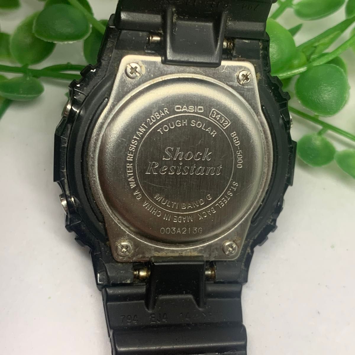 CASIO カシオ　BGD-5000　腕時計　タフソーラー　マルチバンド6