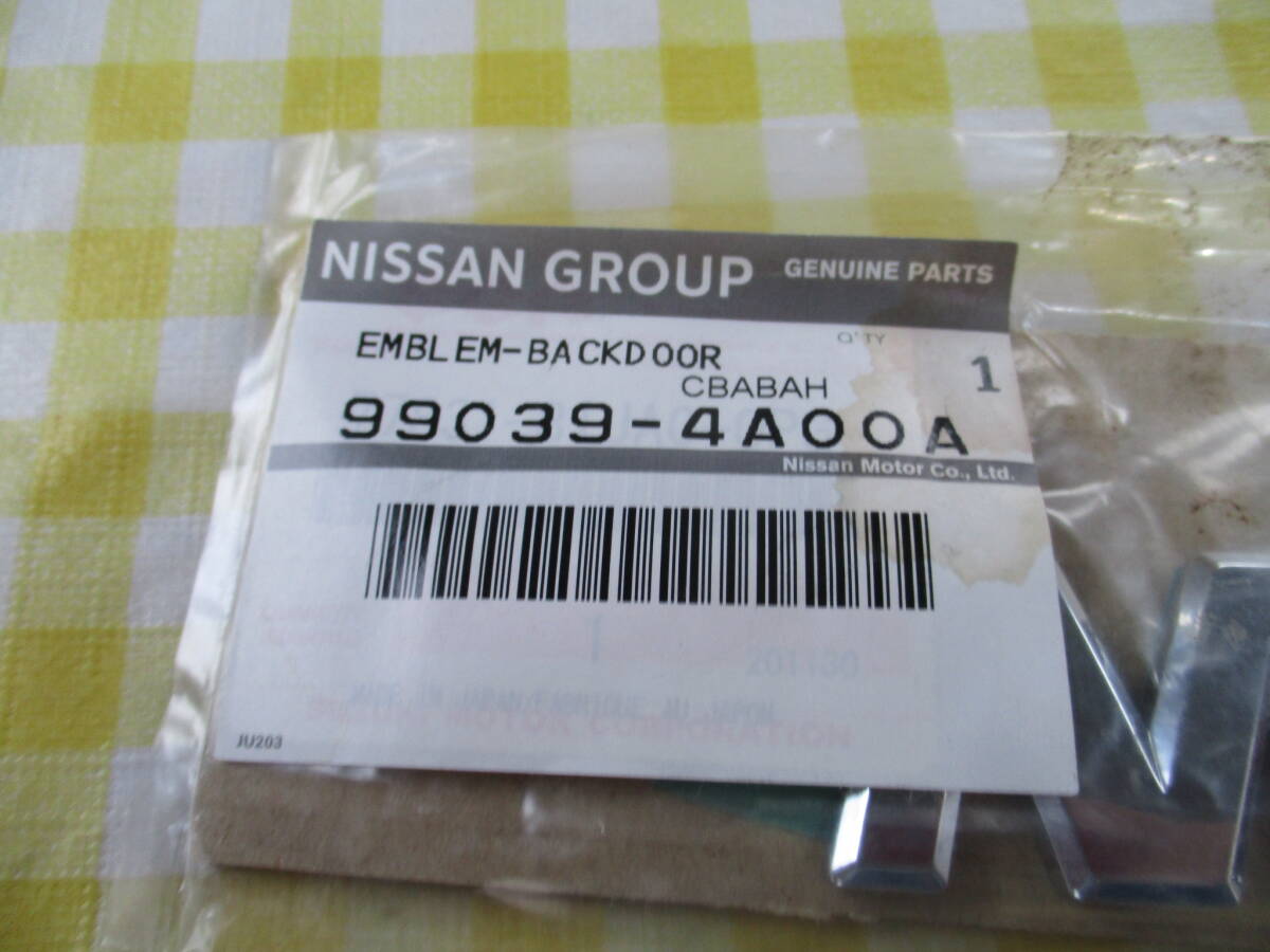 ★★未使用品！！日産純正　MOCO　モコ　エンブレム　99039-4A00A　0407_画像2