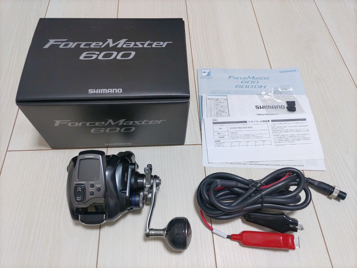 シマノ 23 ForceMaster フォースマスター 600 1回使用美品 電動 シマノ 23 ForceMaster フォースマスター 600 1回使用美品 電動