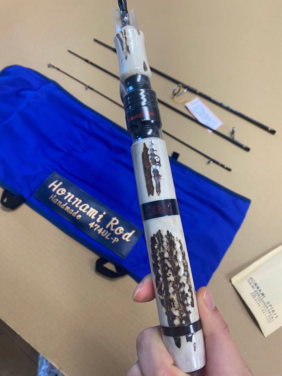 Honnami Rod 772M 渓流竿手作りロッドスピニングオールスタッグ Honnami Rod 772M 渓流竿手作りロッドスピニングオールスタッグ